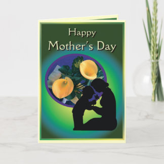 Mother's Day card with child