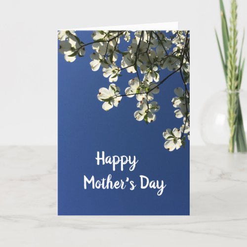 Mothers Day card with flowers