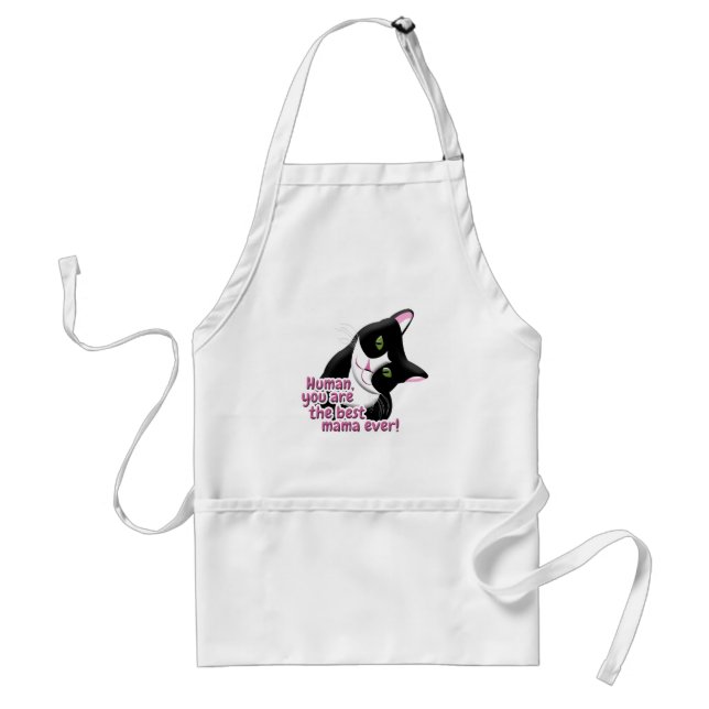 Mother's Day Cat Adult Apron (Front)