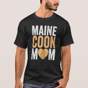 Mother's Day Cat Mama Cat Fur Parent Maine Coon M T-Shirt