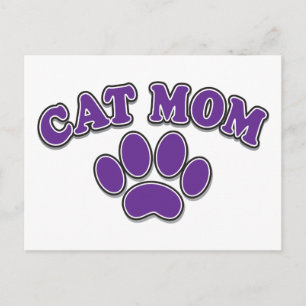 Mother's Day Cat Mom Postcard