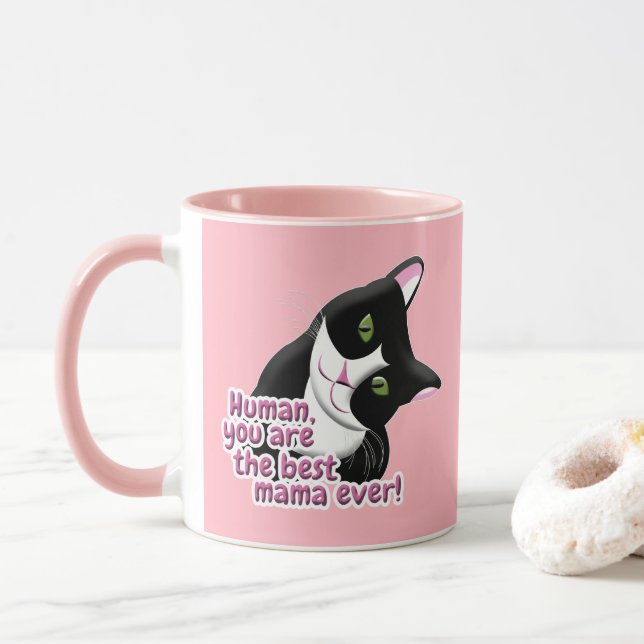 Mother's Day Cat Mug (With Donut)