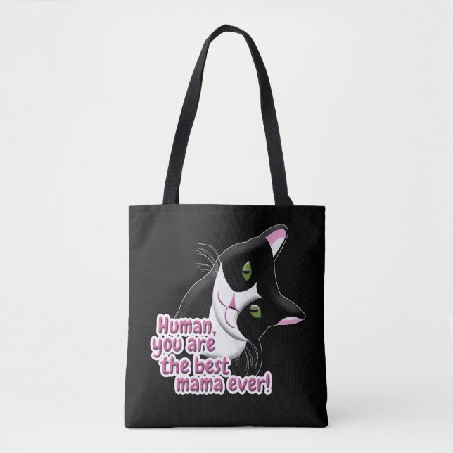 Mother's Day Cat Tote Bag (Front)