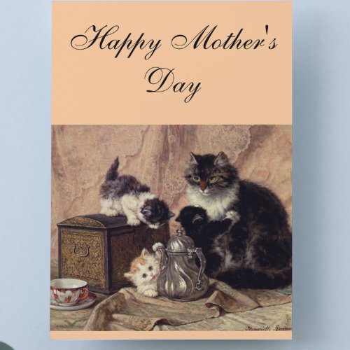 Mothers Day Cats Card