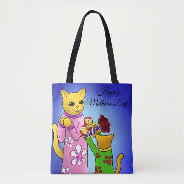 Mother's Day Cats Tote Bag (Front)