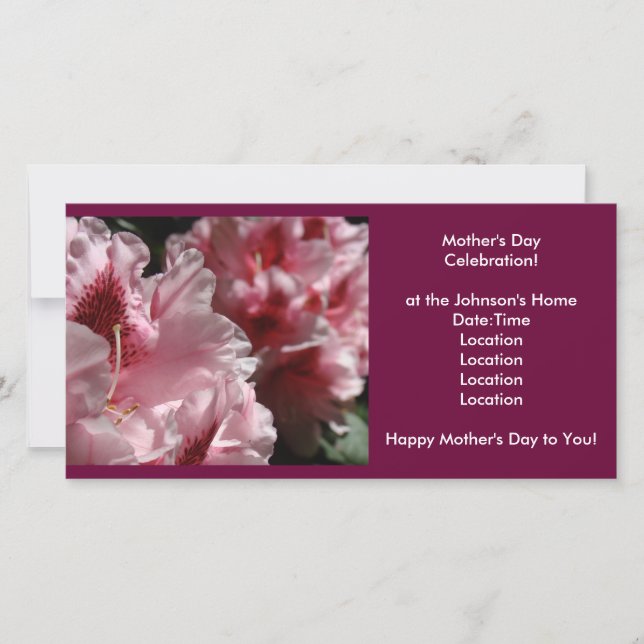 Mother's Day Celebration! Invitation Invites Event (Front)