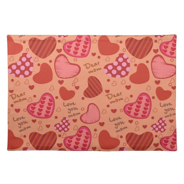 Mother's Day Celebration Pattern Placemat (Front)