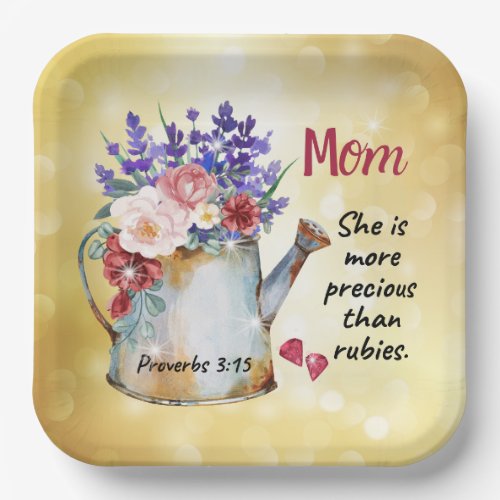 Mothers Day Celebration _ Proverbs 315 Plates