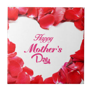 mothers day ceramic tile