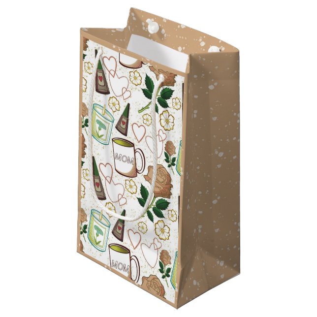 Mother's Day Citrus Small Gift Bag (Front Angled)