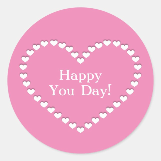 Mother's Day Classic Round Sticker (Front)