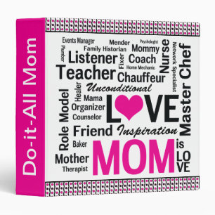 Mother's Day Cookbook For Do-it-All Moms 1.5" Binder