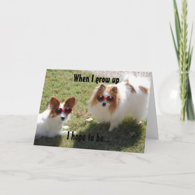 Mother's Day Cool Dogs Greeting Card (Front)