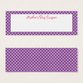Mother's Day Coupons (Front & Back)
