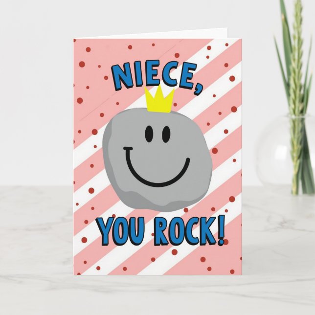 Mothers Day Crowned Rock Card (Front)