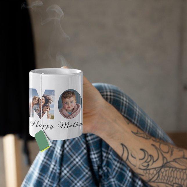 Mothers Day Custom 3 Photo Collage Coffee Mug (Creator Uploaded)