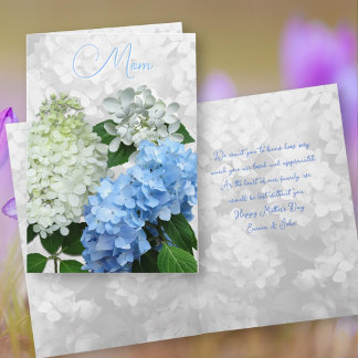 Mothers Day Custom Message Floral  Invitation