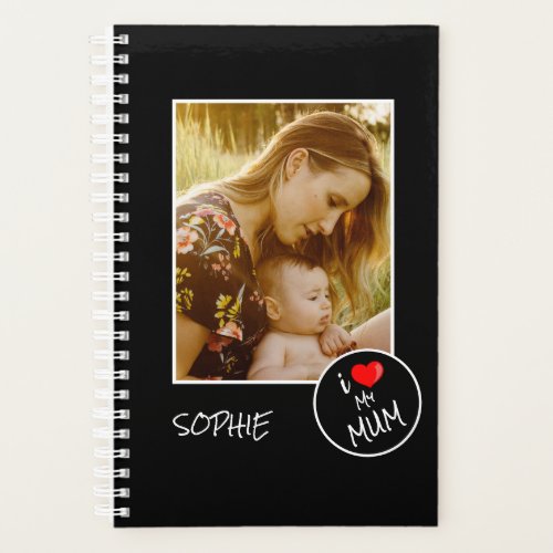 Mothers Day  Custom Photo  Personalized Planner