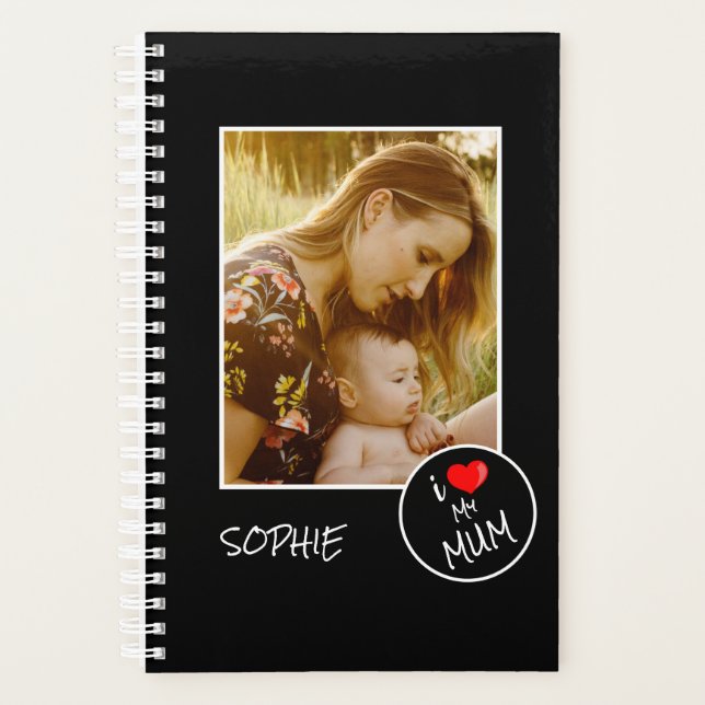 Mothers Day,  Custom Photo – Personalized Planner (Front)