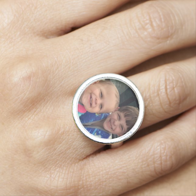 Mother's Day Custom Photo Ring (In Situ)