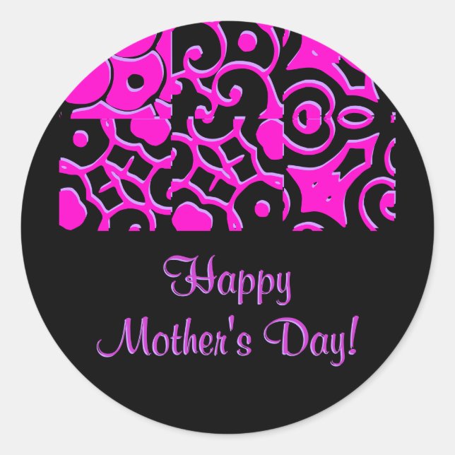 Mother's Day Designer Name I Sticker (Front)