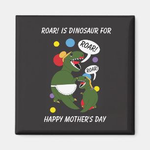 Mothers Day Dinosaur Daughter Funny Personalize Magnet