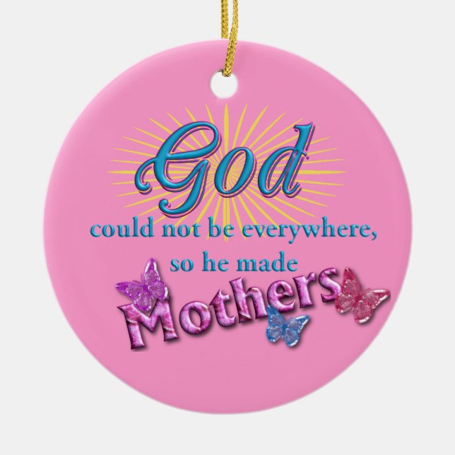Mothers Day Door Hanger ornament (Front)