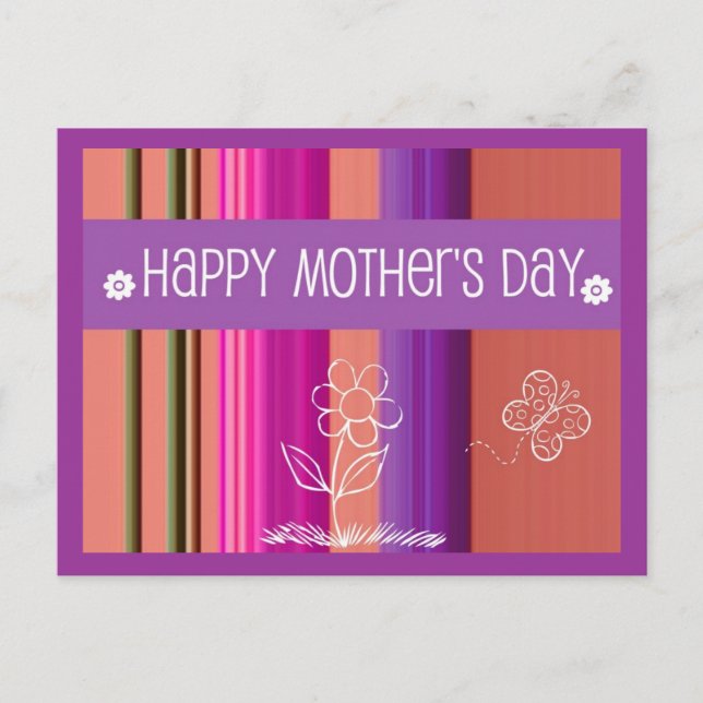 Mother's Day Drawings Postcard (Front)