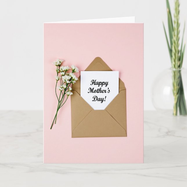 Mothers Day Elegant Art Card (Front)