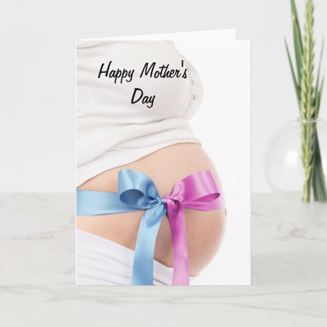 Mother's Day Expectant Mother Card (Front)