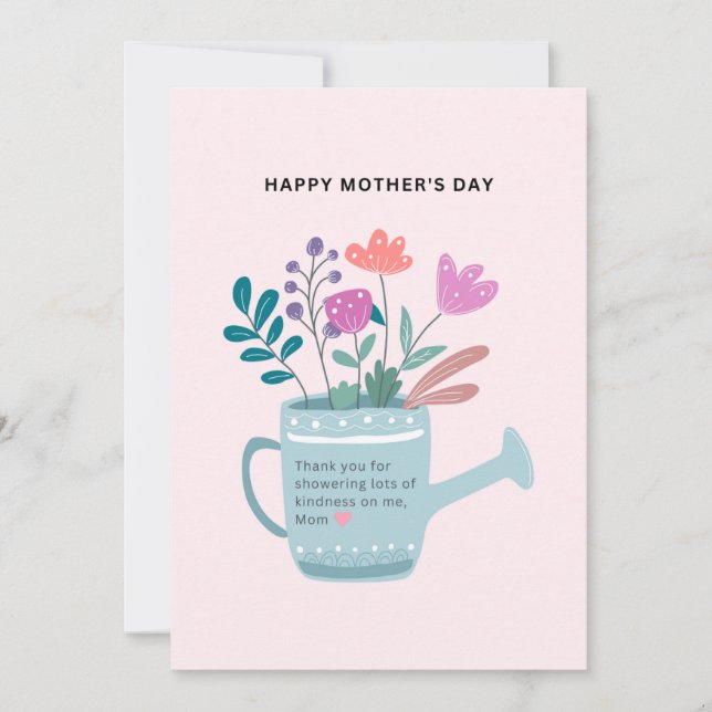 Mother's day expressions holiday card (Front)