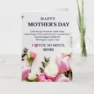 MOTHER'S DAY (FAR AWAY) GREETING CARD