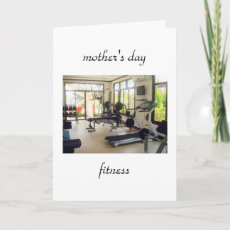 mother's day fitness card