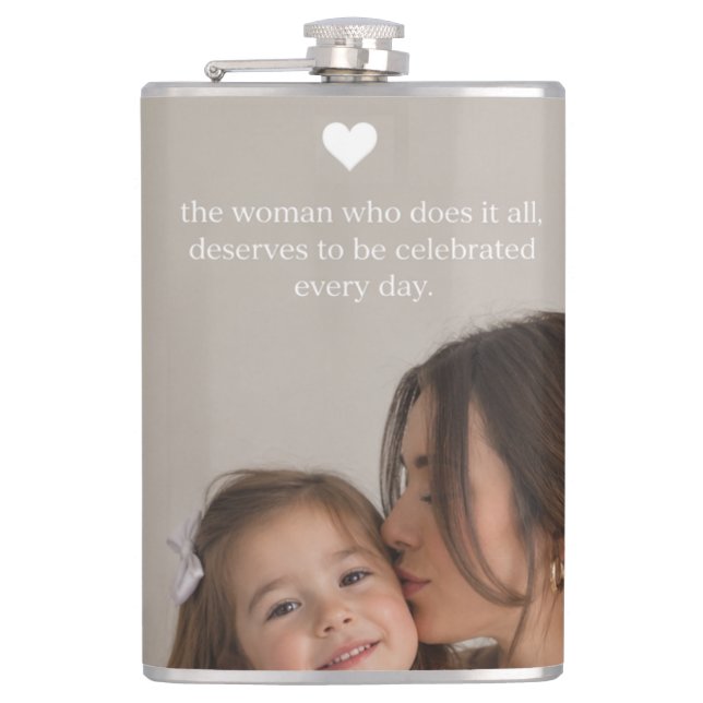 Mother's day  flask (Front)