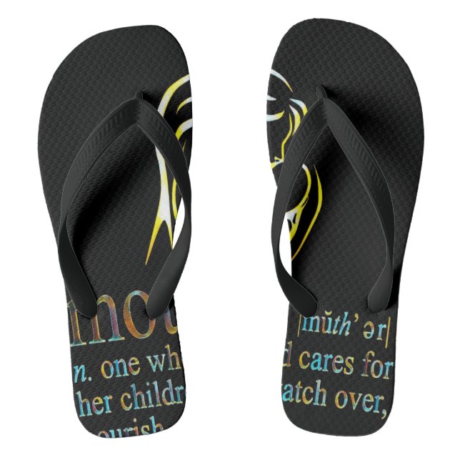 Mother's day  flip flops (Footbed)
