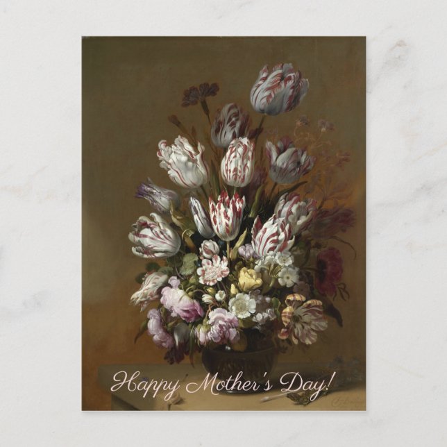 Mother's Day - Floral Bouquet | Dutch Fine Art Postcard (Front)
