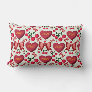 Mother's day floral gift  lumbar pillow
