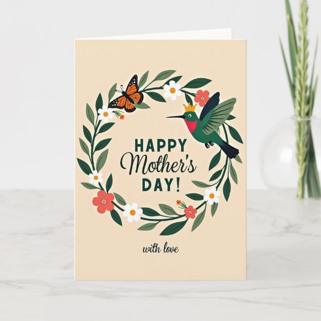 Mothers Day Floral Love Card (Front)
