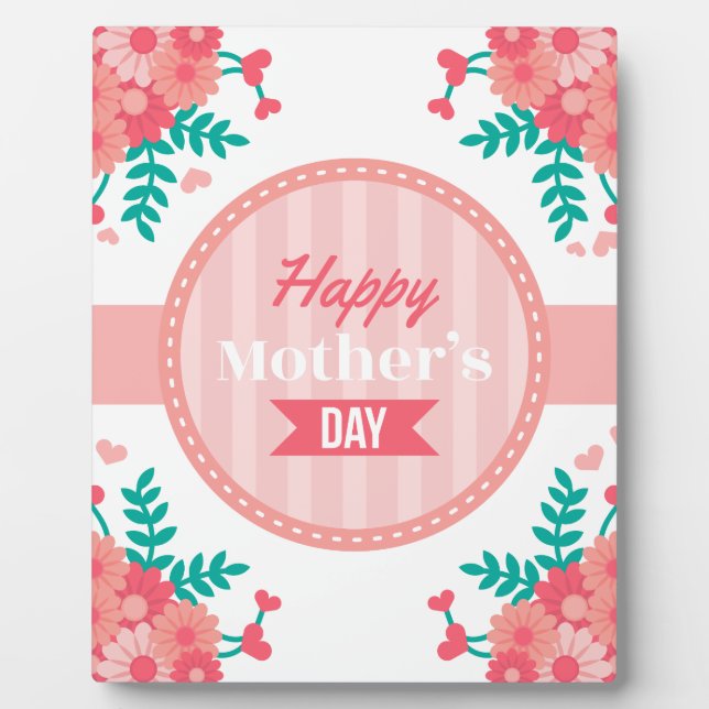 mothers day floral plaque (Front)