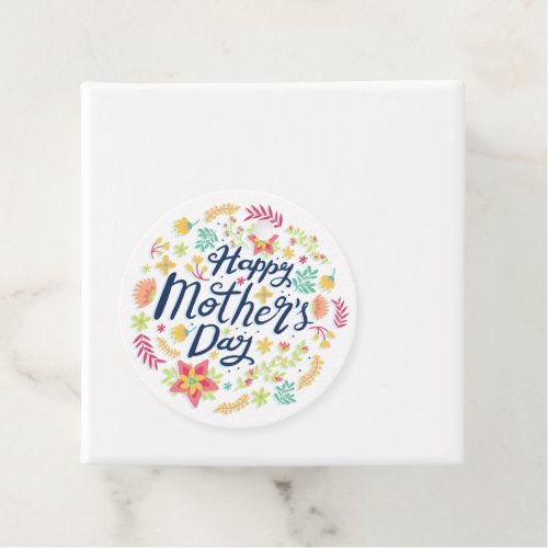 Mothers day flower favor tags