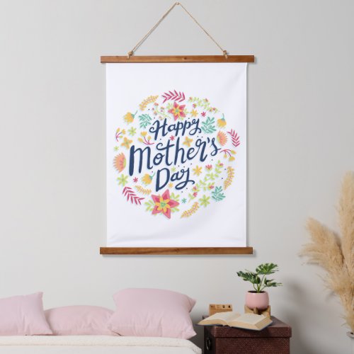 Mothers day flower hanging tapestry