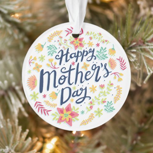 Mothers day flower ornament