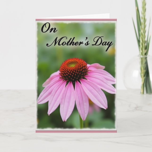Mothers Day Flower Picture Card (Front)