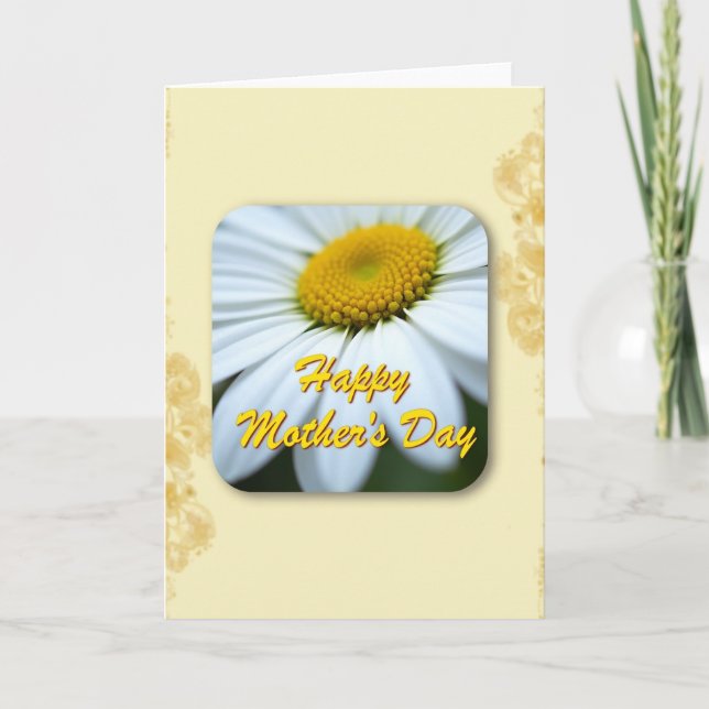 Mothers Day Flower Scene Card (Front)