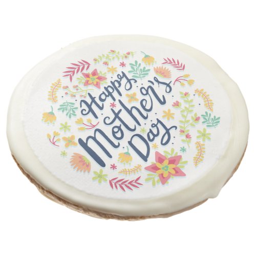 Mothers day flower sugar cookie
