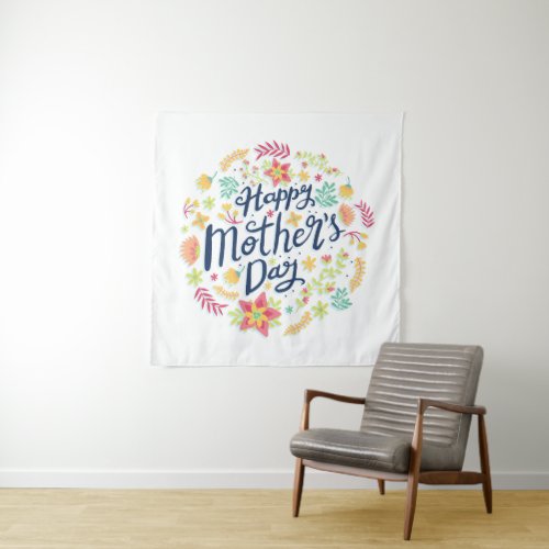 Mothers day flower tapestry
