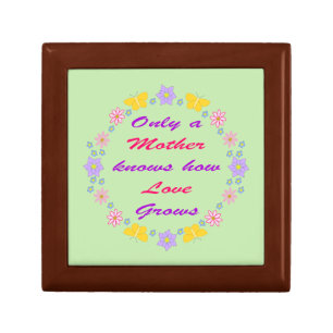 Mothers Day Flowers and Butterflies Gift Box