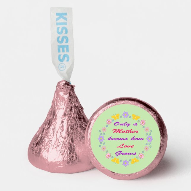 Mothers Day Flowers and Butterflies Hershey®'s Kisses® (Front)