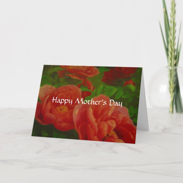 mother's day flowers card (Front)