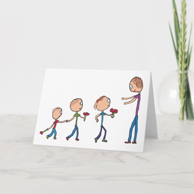 Mothers Day Flowers Card (Front)